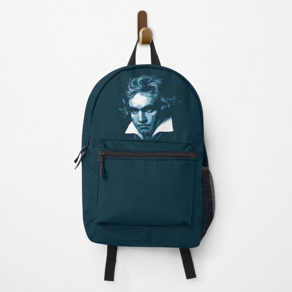 Item preview, Ludwig van Beethoven Dark Blue Portrait designed and sold by zavadadesigns.