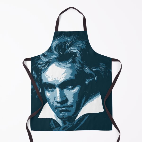 Item preview, Ludwig van Beethoven Dark Blue Portrait designed and sold by zavadadesigns.