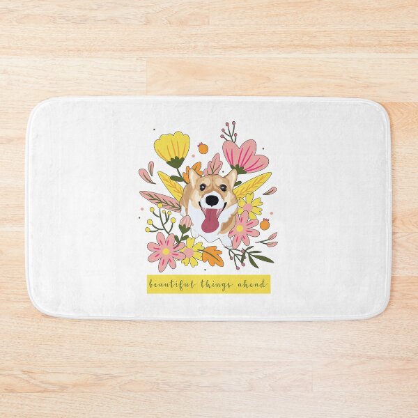 Item preview, Positivity Corgi - Beautiful Things Ahead designed and sold by MaplewoodMerch.
