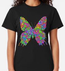 Artificial neural style Simplex pixel Papilio Gloria butterfly Classic T-Shirt