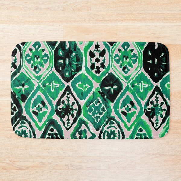 Item preview, Forest green blush seaside print designed and sold by peggieprints.