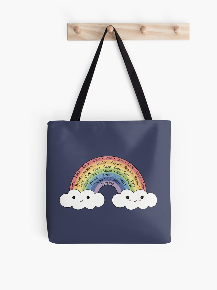 Be Happy Rainbow Tote