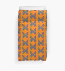 Artificial neural style Simplex pixel Papilio Gloria butterfly Duvet Cover