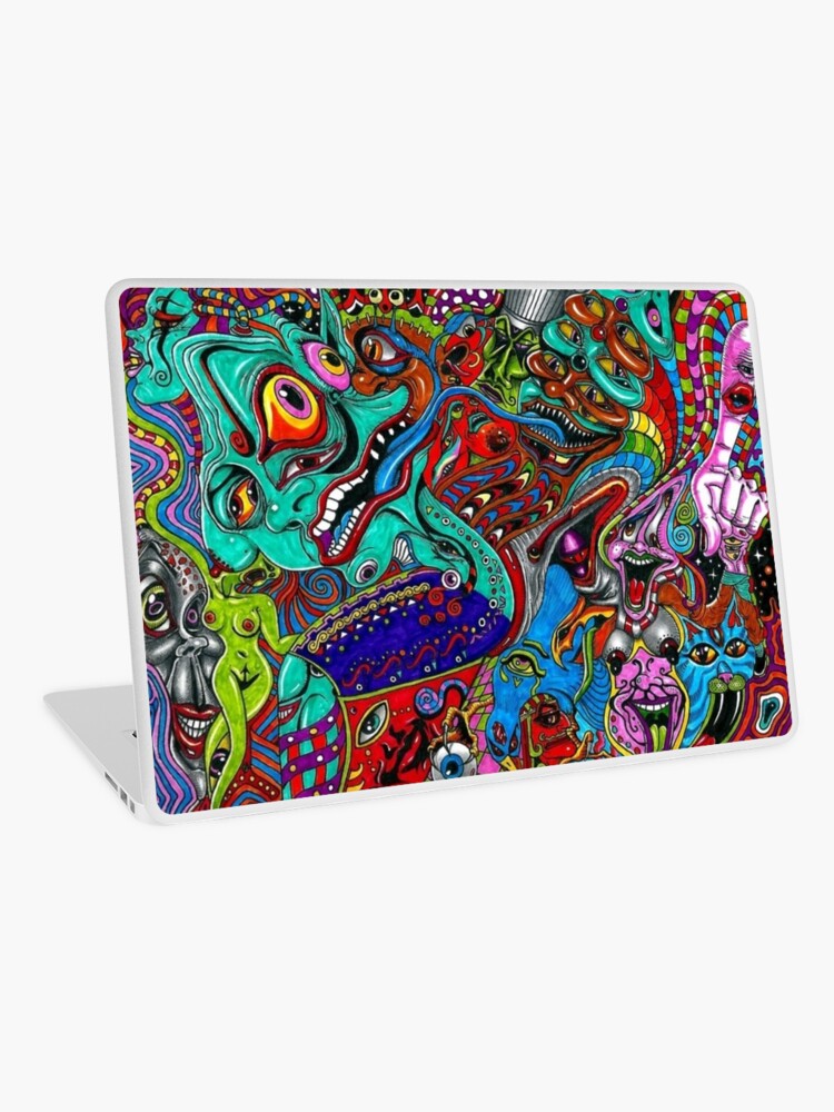 trippy laptop skins