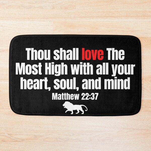 Item preview, Thou Shall Love The Most High With All Your Heart, Soul, and Mind designed and sold by DaughterofYah.