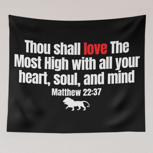 Item preview, Thou Shall Love The Most High With All Your Heart, Soul, and Mind designed and sold by DaughterofYah.