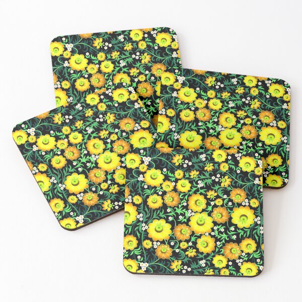 Item preview, khokhloma flower  yellow designed and sold by Aleks96.