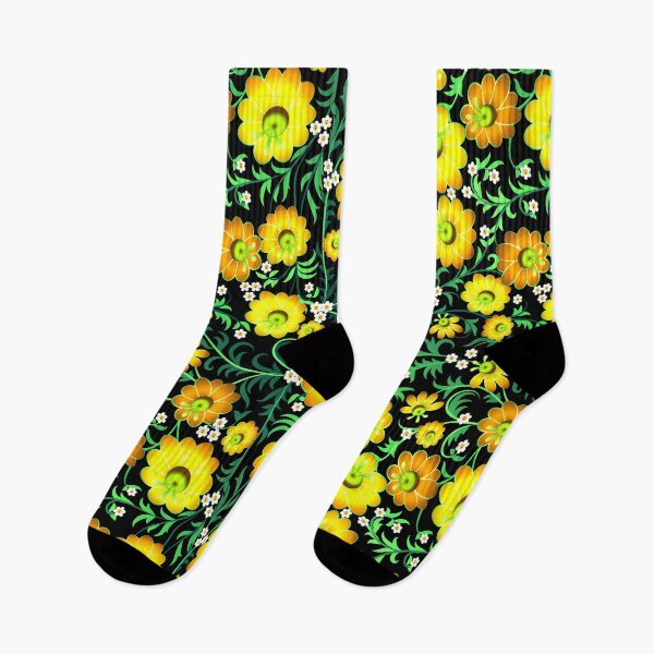 Item preview, khokhloma flower  yellow designed and sold by Aleks96.