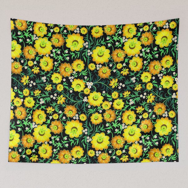 Item preview, khokhloma flower  yellow designed and sold by Aleks96.