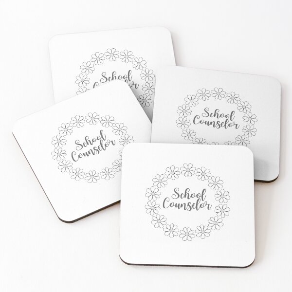 Item preview, School Counseling 2021 Gift Guidance Counselor Love Cute Daisies Floral Circle designed and sold by natalieritchie.
