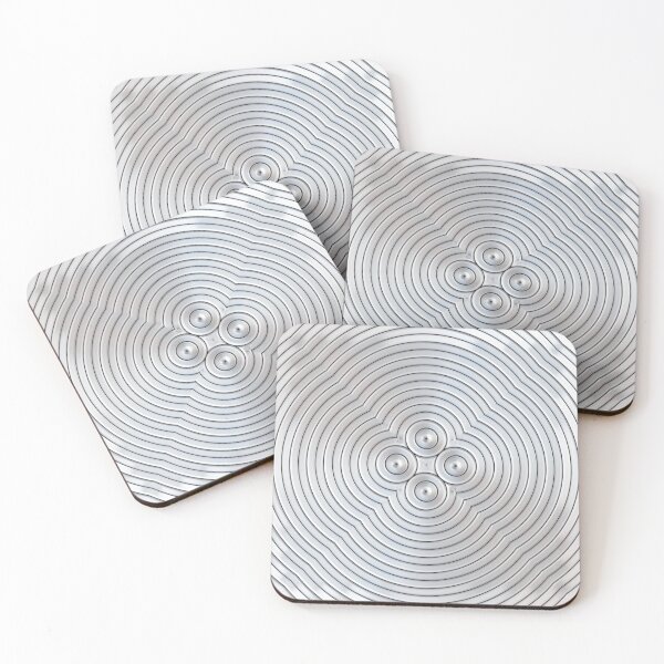 Item preview, white and black ripples canceling each other out designed and sold by Arcane  Adorable.