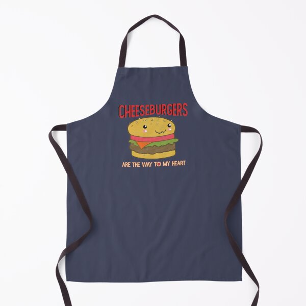 Item preview, Cheeseburgers Are the Way to My Heart designed and sold by SharksOnShore.