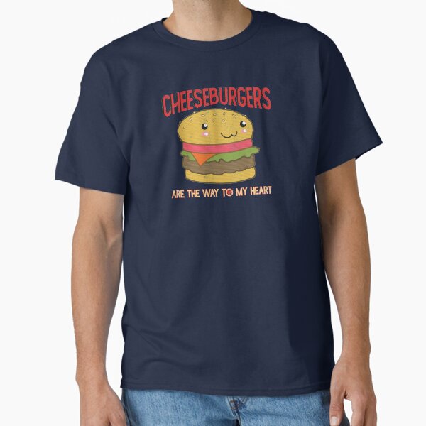 Item preview, Cheeseburgers Are the Way to My Heart designed and sold by SharksOnShore.