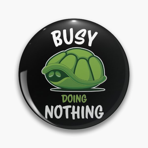 Item preview, Busy Doing Nothing Turtle designed and sold by RamiBeans.