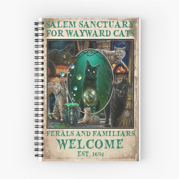 Item preview, Black Cat Salem Sanctuary For Wayward Cats Ferals Est 1962 designed and sold by Akubar.