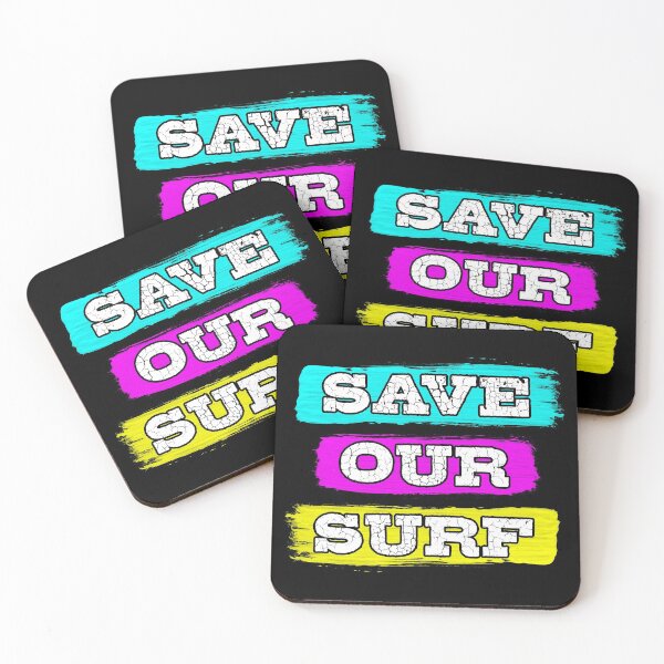 Item preview, Save Our Surf - CMYK Paint Strokes designed and sold by JordanHolmes.