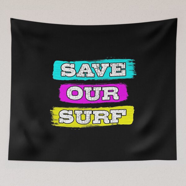 Item preview, Save Our Surf - CMYK Paint Strokes designed and sold by JordanHolmes.
