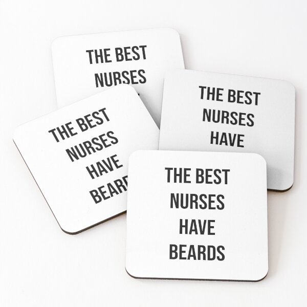 Item preview, The Best Nurses Have Beards designed and sold by apparentlyfunny.