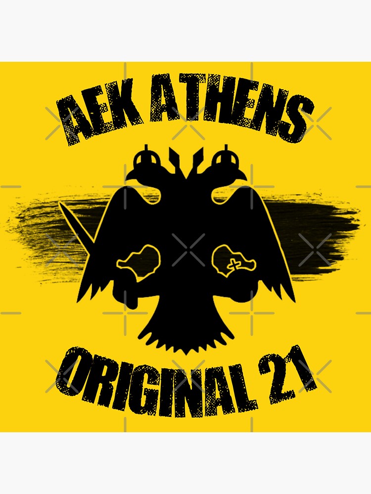 "AEK Athens Original 21" Sticker for Sale by NicosiaChamps26 | Redbubble