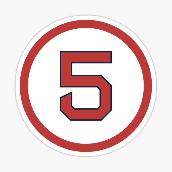 Nomar Garciaparra #5 Jersey Number Sticker for Sale by StickBall