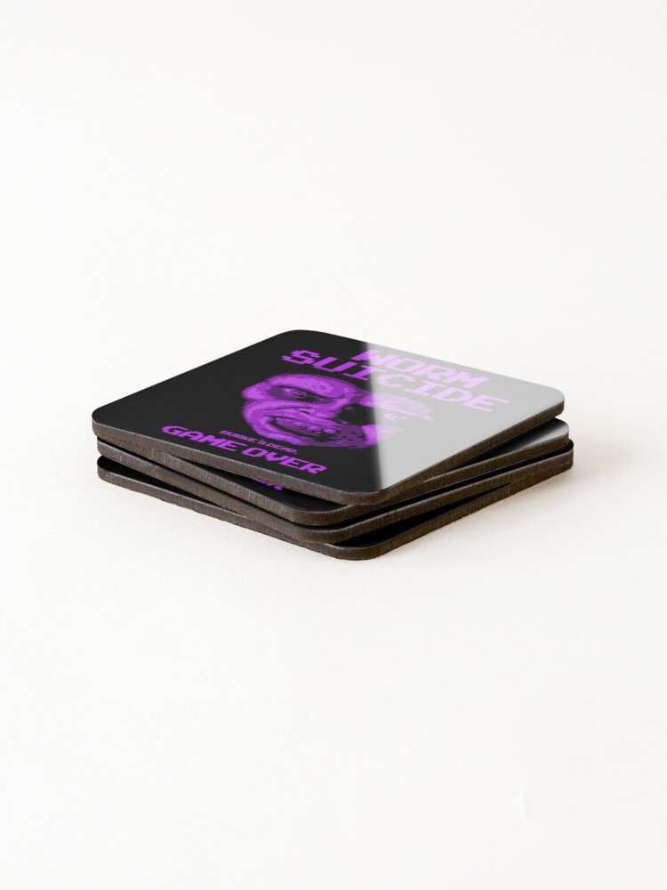 Thumbnail 4 of 5, Coasters (Set of 4), Burke’s Dead designed and sold by wormsuicide.