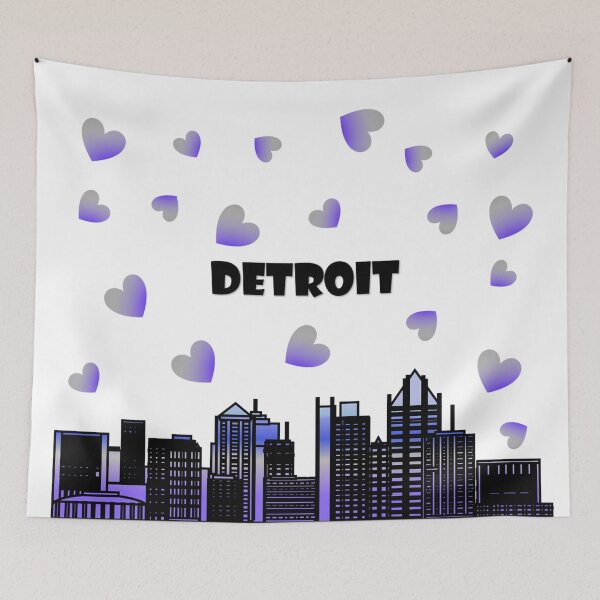 Item preview, Blowing love hearts for Detroit designed and sold by Jeimart03.