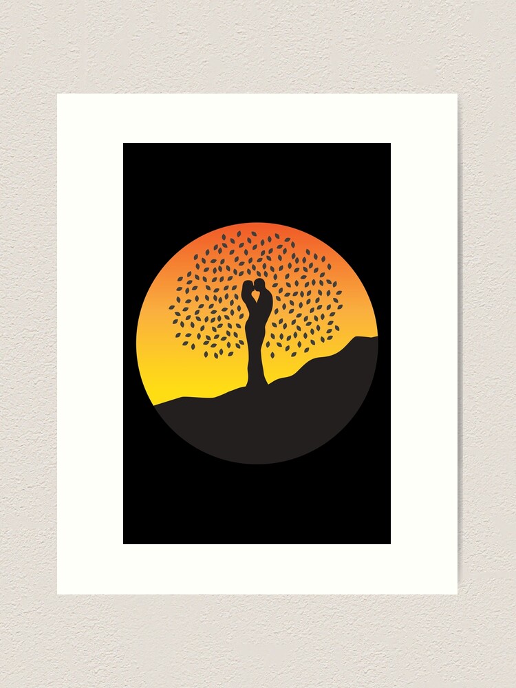 Love tree Art Print