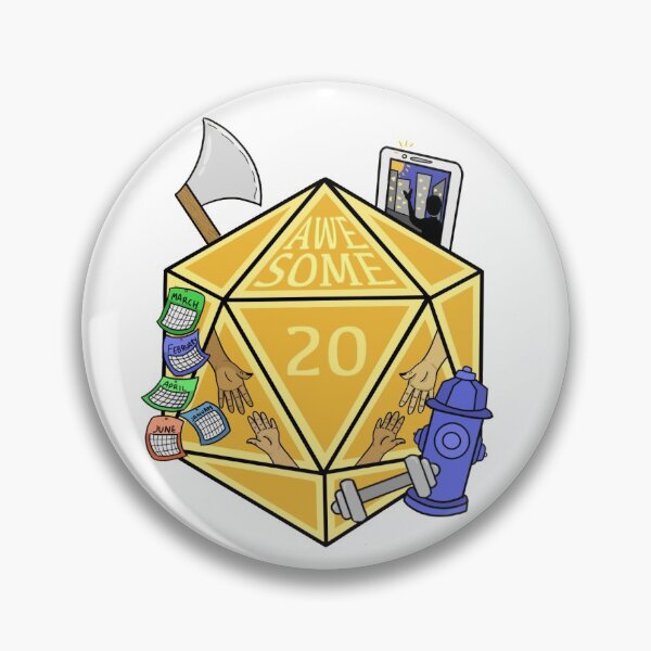 Item preview, Ricky Matsui D20 designed and sold by citrinecreates.