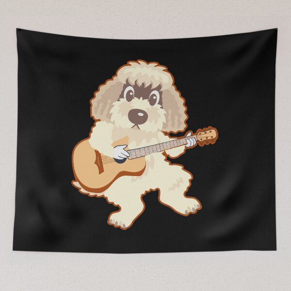 Item preview, Labradoodle - Labradoodle Play Guitar Shirts designed and sold by SunsetGloww.