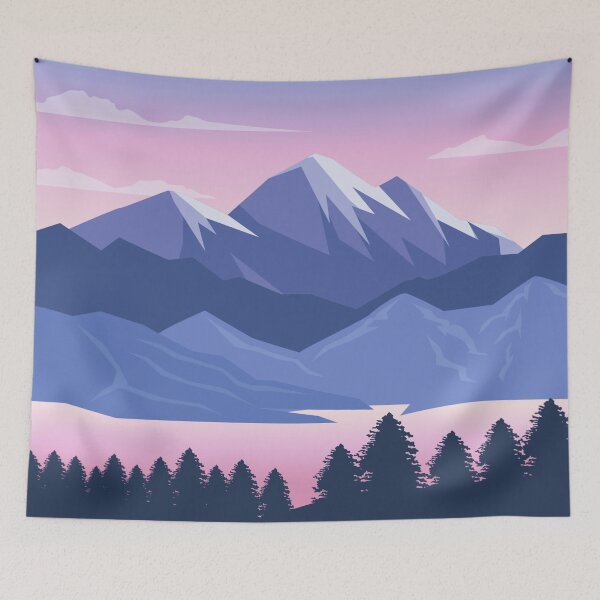 Item preview, Blue mountain  designed and sold by TraveliteDesign.