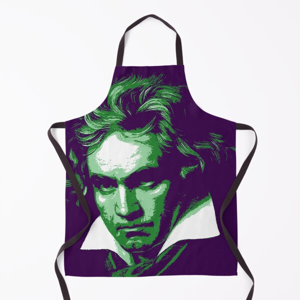 Item preview, Ludwig van Beethoven Green Purple Portrait designed and sold by zavadadesigns.
