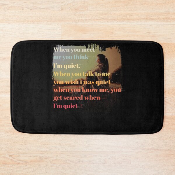Item preview, When You Meet Me You Think I'm Quiet When You Know Me You Get Scared When I'm Quiet designed and sold by BaseStore.