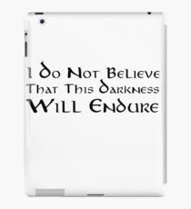Darkness (Black) iPad Case/Skin