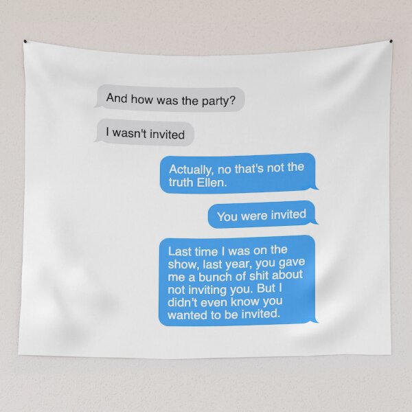 Item preview, Dakota Johnson Ellen texts designed and sold by tlee322.