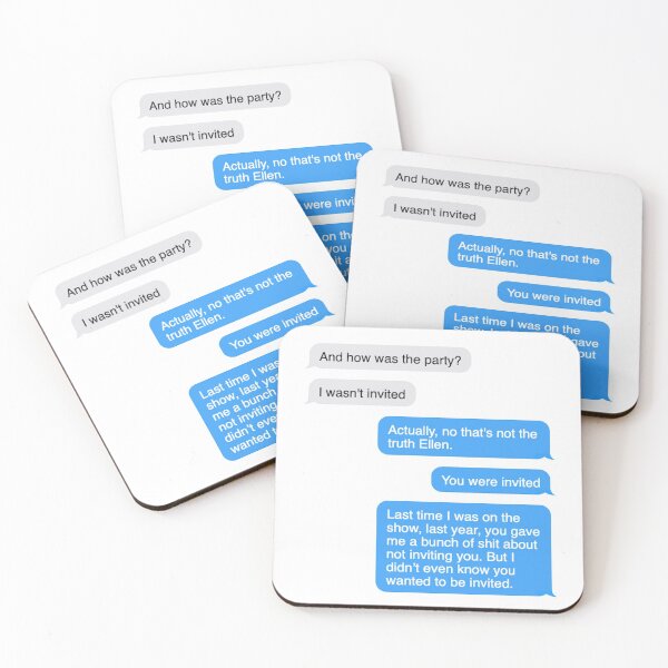 Item preview, Dakota Johnson Ellen texts designed and sold by tlee322.