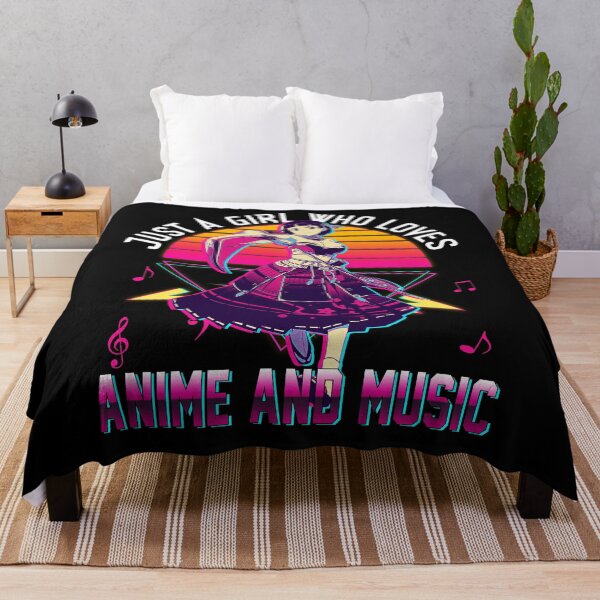 Item preview, Kirigaya Suguha retro music sketching anime hentai art gift for fans , lovers designed and sold by Mattiename95.