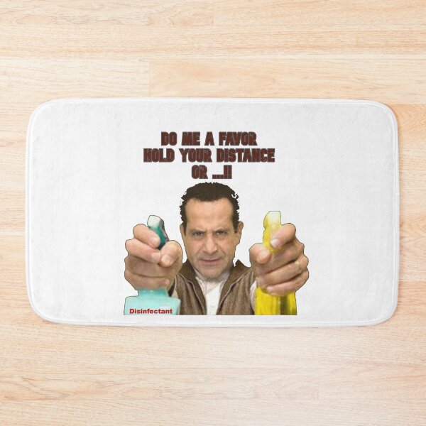 Item preview, Monk: Do me a favor, keep your distance or ... !! (I disinfect you) designed and sold by zurckoov.
