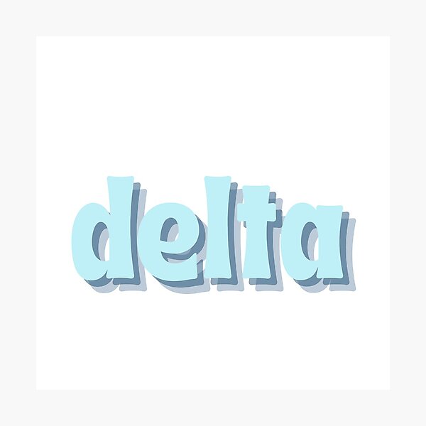 Item preview, Delta-blue designed and sold by Raquel Taylor.