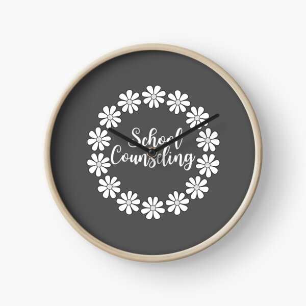 Item preview, School Counseling 2021 Gift Guidance Counselor Love Cute Daisies Floral Circle designed and sold by natalieritchie.