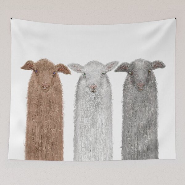 Item preview, Triple Sheep Lamb Pigs designed and sold by MAXLEE Art.
