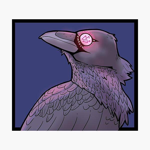 Item preview, Odin's Crow Huginn and Muninn designed and sold by AmberCamera.