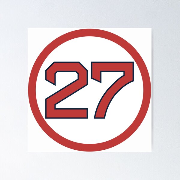 Item preview, Carlton Fisk #27 Jersey Number designed and sold by StickBall.