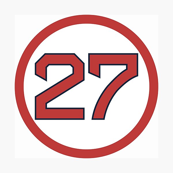 Item preview, Carlton Fisk #27 Jersey Number designed and sold by StickBall.