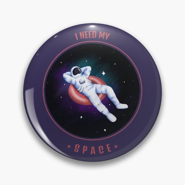 Item preview, I Need My Space - Introvert Cool Astronaut designed and sold by Quotes-I-Wear.