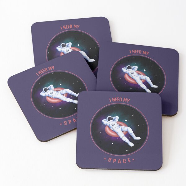 Item preview, I Need My Space - Introvert Cool Astronaut designed and sold by Quotes-I-Wear.