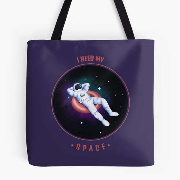 Item preview, I Need My Space - Introvert Cool Astronaut designed and sold by Quotes-I-Wear.