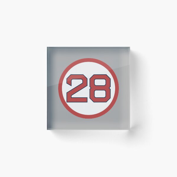 Item preview, JD Martinez #28 Jersey Number designed and sold by StickBall.