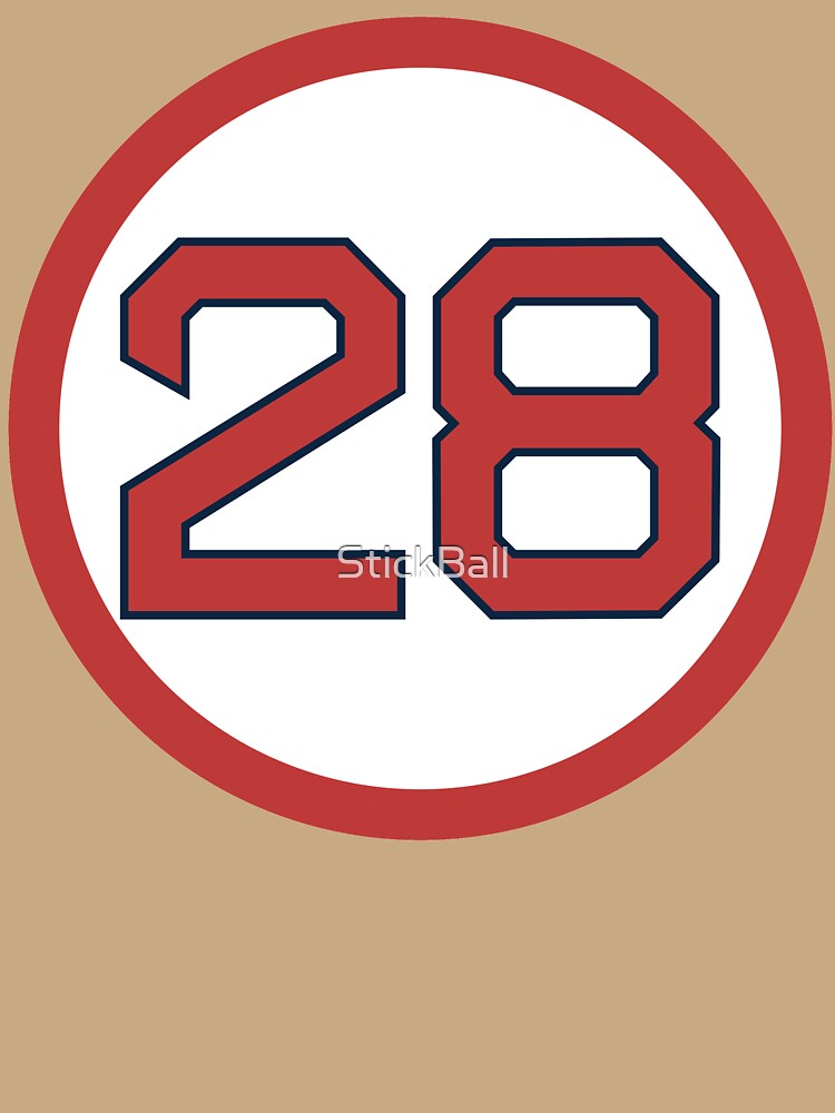 Thumbnail 6 von 6, Premium Oversized Pullover, JD Martinez #28 Jersey Number designt und verkauft von StickBall.