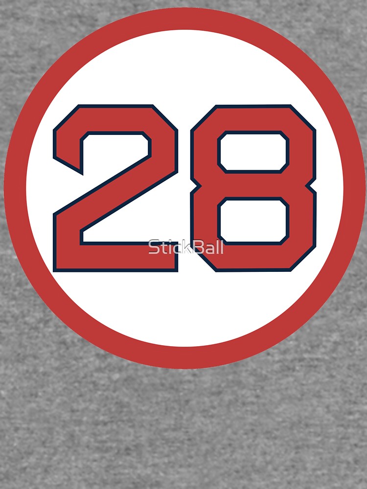 Thumbnail 6 von 6, Leichter Pullover, JD Martinez #28 Jersey Number designt und verkauft von StickBall.