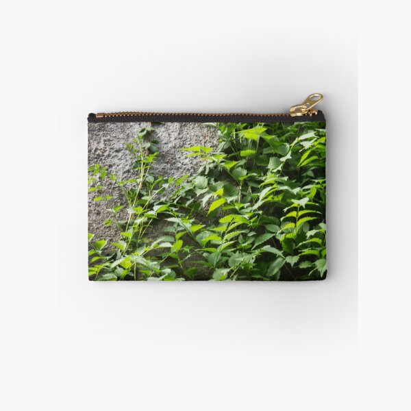 Item preview, a concrete wall overgrown with foliage designed and sold by nataliavavilina.
